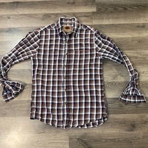 Boston Traders casual plaid button down
